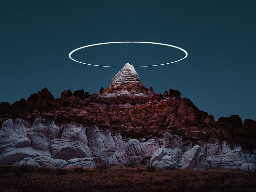 Mountain halo
